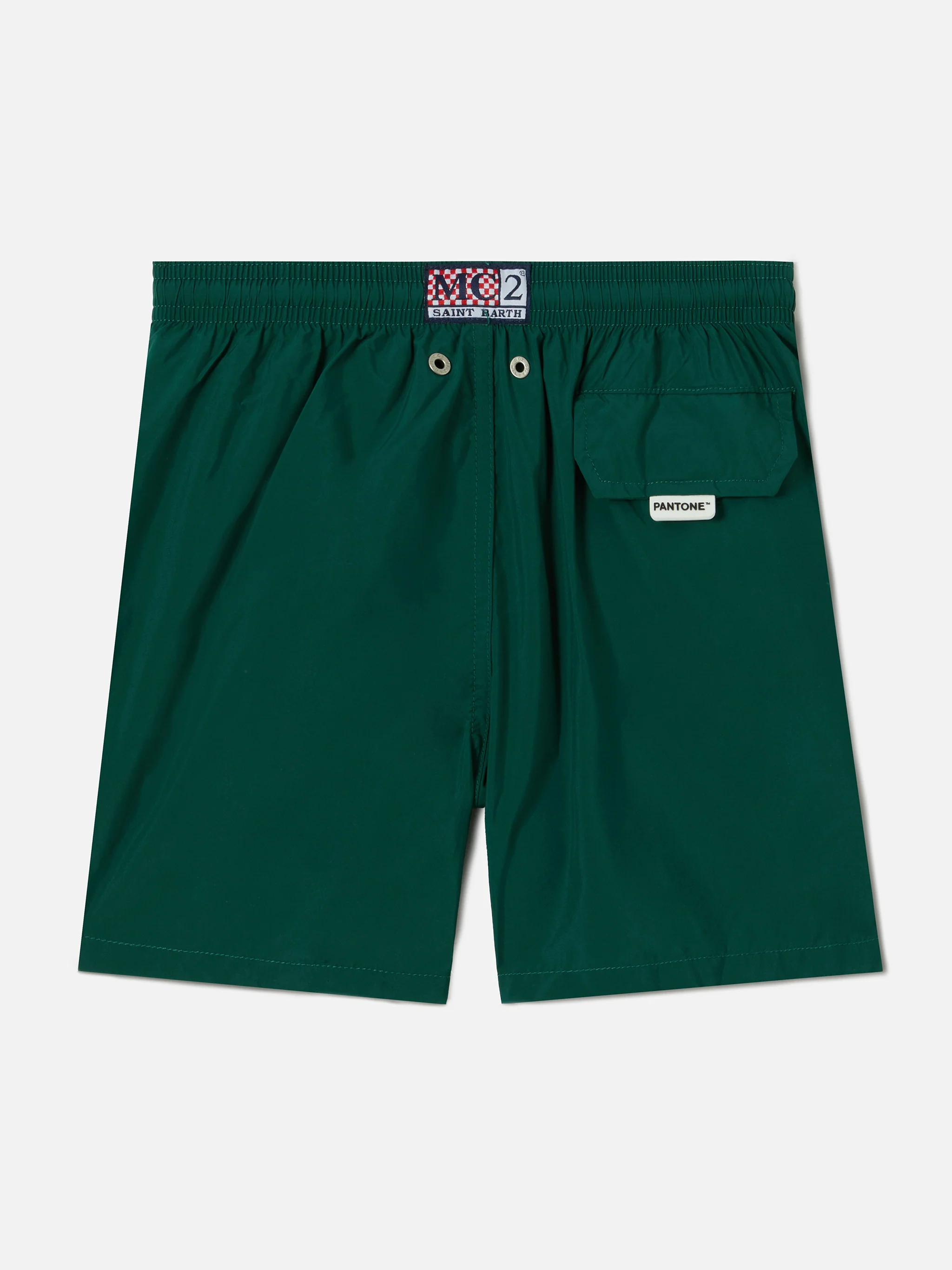 Jean Lighting Pantone swim shorts solid British Green - Image 2