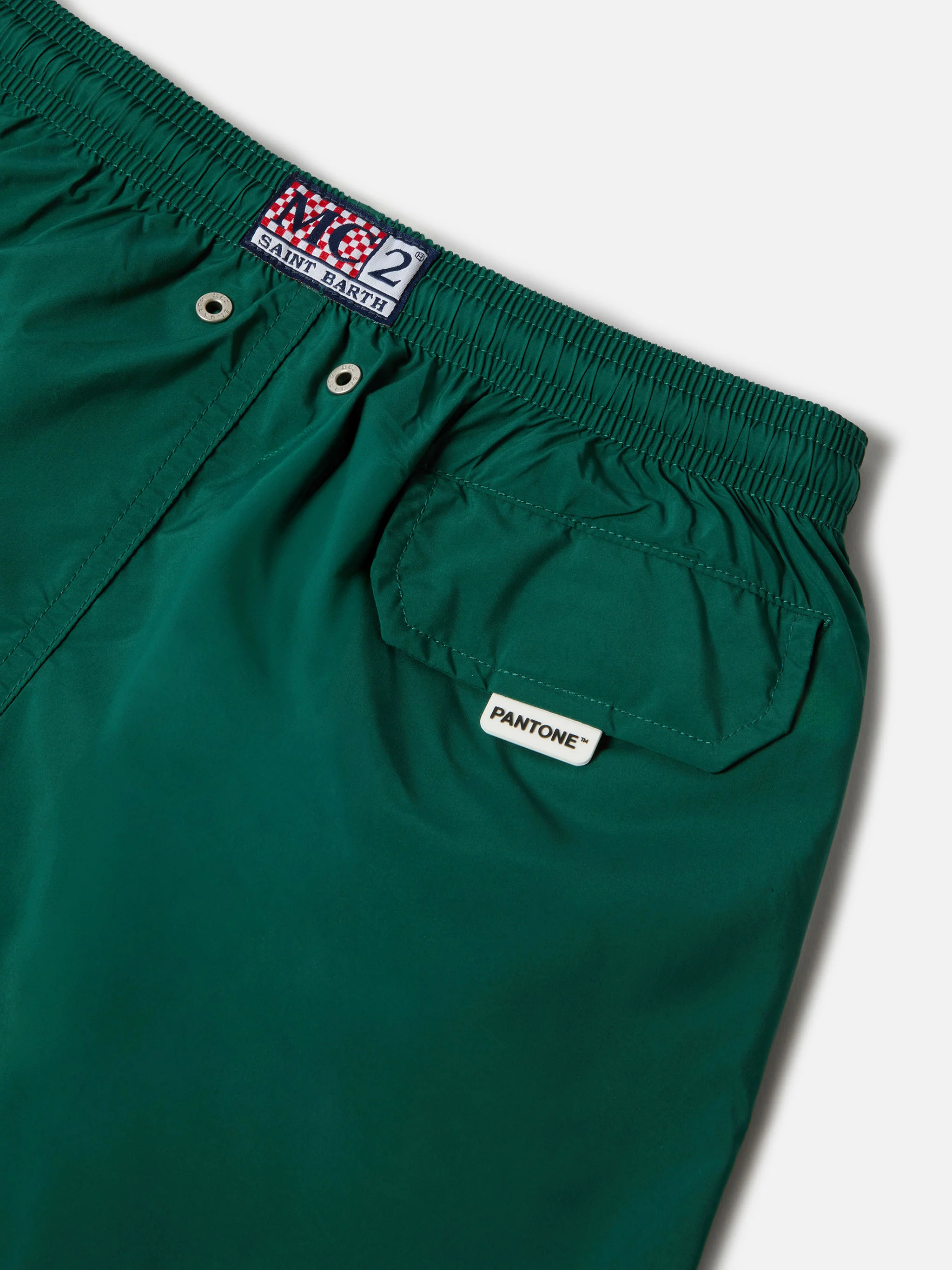Jean Lighting Pantone swim shorts solid British Green - Image 3